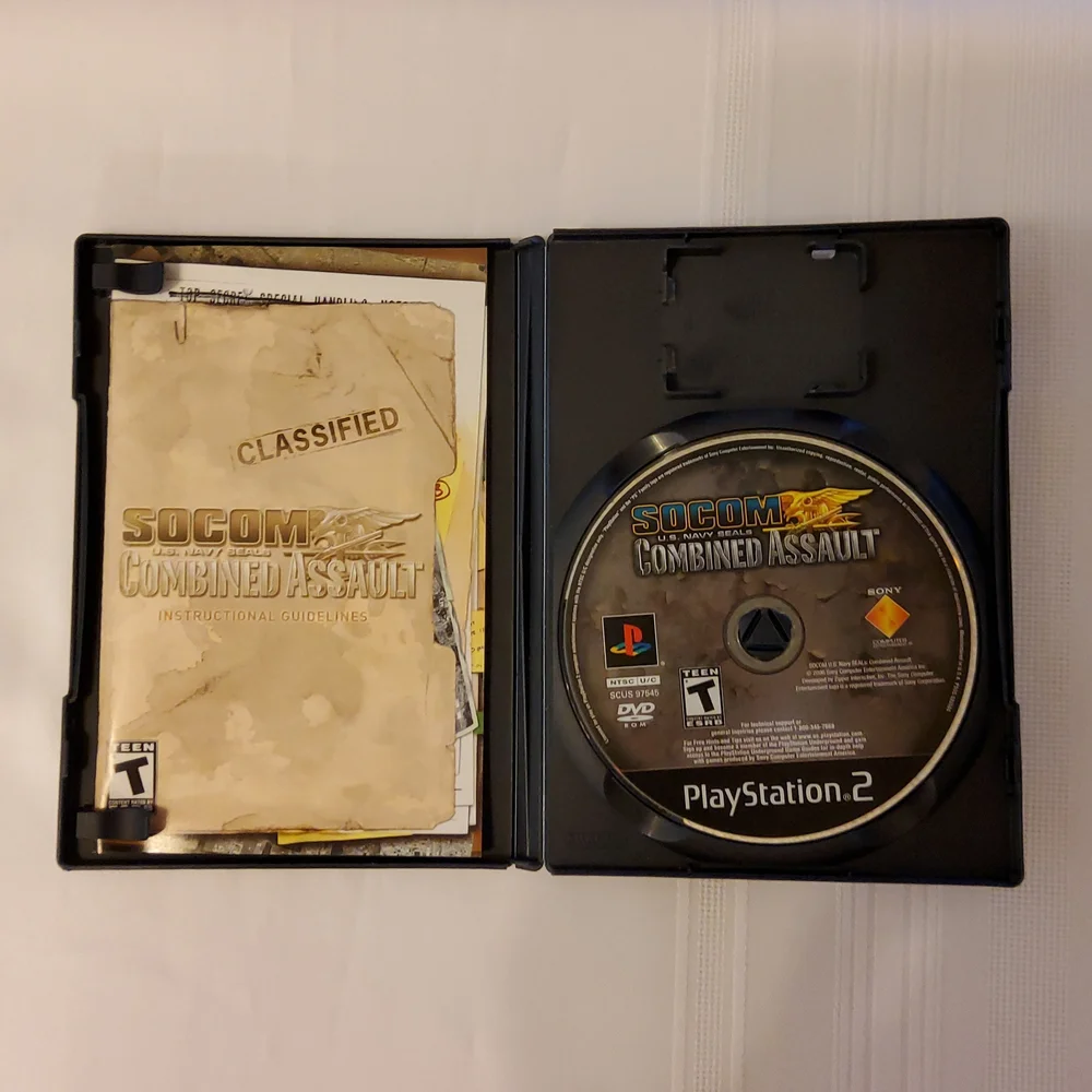 PS2 Socom U.S. Navy Seals Combined Assault